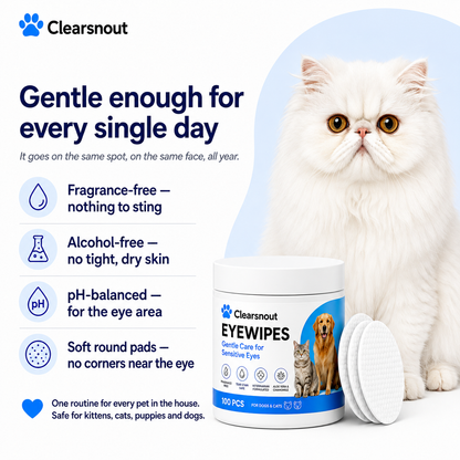 Pet Eye Wipes - Tear Stain & Crust Remover